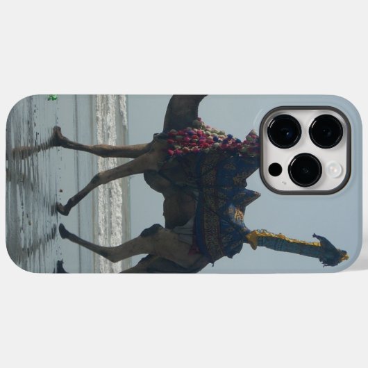 Tribal Camel Ride: Morgengrauen mit Sandstrand und Case-Mate iPhone Hülle (Rückseite (Horizontal))