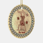 Tribal Cartwheel Keramik Ornament (Rechts)