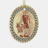 Tribal Cat Person ornament (Rechts)