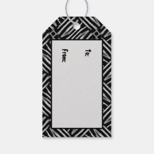 Tribal Chalk Tag Geschenkanhänger