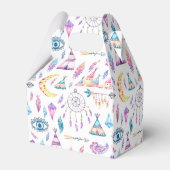 Tribal Chic Teepee Traumfänger Feathers Arrows Geschenkschachtel (Rückseite)