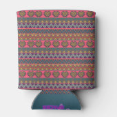 Tribal Chill Beverage Cooler - Boho Bold Dosenkühler (Rückseite)