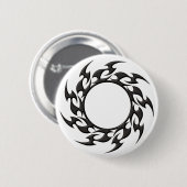 Tribal Circle Tattoo Button (Vorne & Hinten)