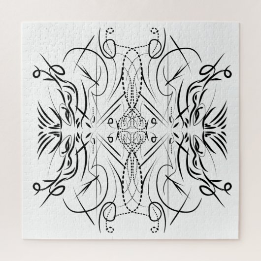 Tribal Creative Art Pattern Game Puzzle (Vertikal)