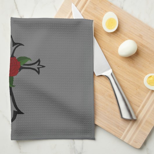 Tribal Cross Kitchtuch Geschirrtuch (Viertel Falte)