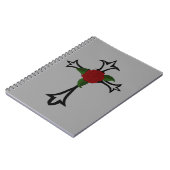Tribal Cross Spiral Notebook Notizblock (Linke Seite)