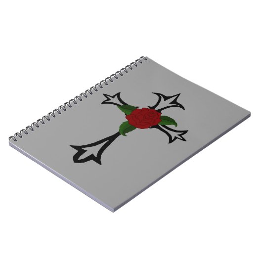 Tribal Cross Spiral Notebook Notizblock (Linke Seite)