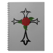Tribal Cross Spiral Notebook Notizblock (Vorderseite)