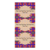 Tribal Customizable Rack Card Werbekarte (Hinten)