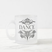 Tribal Dance (schlicht) Mattglastasse (Links)