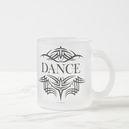 Tribal Dance (schlicht) Mattglastasse (Rechts)