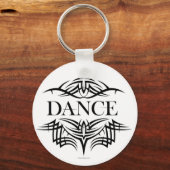 Tribal Dance (schlicht) Schlüsselanhänger (Vorderseite)
