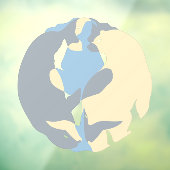 Tribal Decal Bear Whale Art Window Fensteraufkleber (Blatt 3)