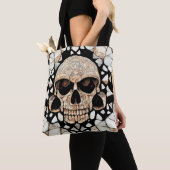 Tribal Decorative Ornament | Mayan Skull Art Tasche (Von Nahem)