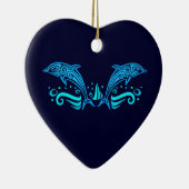 Tribal-Delphine-Ornament Keramikornament (Rechts)