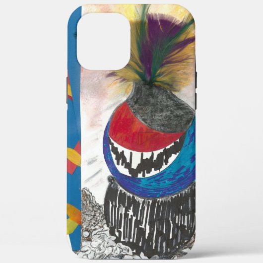 "Tribal Design" Apple iPhone Case (Rückseite)