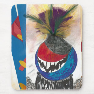 "Tribal Design" Computer Mouse Pad Mousepad
