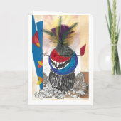 Tribal Design Grußkarte Karte (Rückseite)