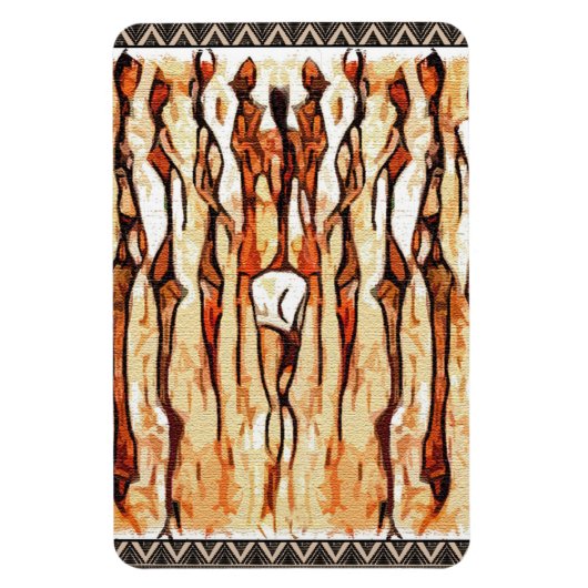 Tribal Design Magnet (Vertikal)