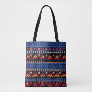 Tribal-Design: Multifunktionales nahtloses Muster. Tasche