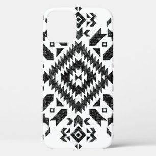 Tribal Design: Schwarz-Weiß Handgezeichnet Case-Mate iPhone Hülle