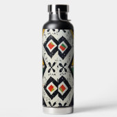 Tribal Diamond Print Trinkflasche (links)