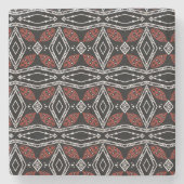 Tribal Diamond Steinuntersetzer (Vorderseite)