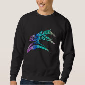 Tribal Dolphin Pod Ocean Sweatshirt (Vorderseite)