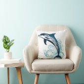 Tribal Dolphin Print Kissen (Stuhl )