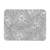 Tribal Doodle 2 Magnet (Horizontal)