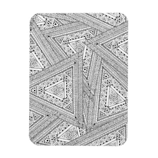 Tribal Doodle 2 Magnet (Vertikal)