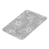 Tribal Doodle 2 Magnet (Linke Seite)