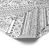 Tribal Doodle 2 Poster (Ecke)