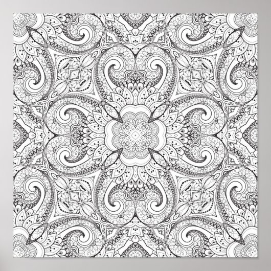 Tribal Doodle 3 Poster (Vorne)