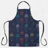 Tribal Doodle Fish Schürze (Vorderseite)