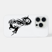 Tribal-Drache iPhone 15 Pro Hülle (Rückseite (Horizontal))