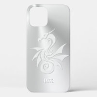 Tribal Dragon Logo, Ihre Monogramm-Initialen
