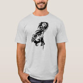 Tribal Dragon Long Sleeve Raglan T Shirts (Vorderseite)