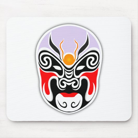 Tribal Dragon Mask Mousepad (Vorne)