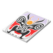 Tribal Dragon Mask Notizblock (Rotiert)