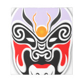 Tribal Dragon Mask Notizblock (Vorderseite)