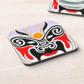 Tribal Dragon Mask Untersetzer (Linke Seite)