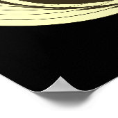 Tribal Dragons Yin Yang (Anpassen!) Poster (Ecke)