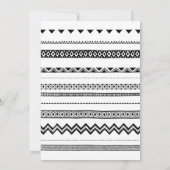 Tribal Dreamcatcher Baby Showeinladungen Einladung (Rückseite)