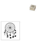 Tribal Dreamcatcher Boho 1x1 Gummistempel (Stempel)