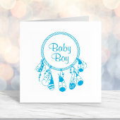 Tribal Dreamcatcher Boho Baby Boy Permastempel