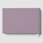 Tribal Dreamcatcher Boho Babydusche Lila Gästebuch (Rückseite)