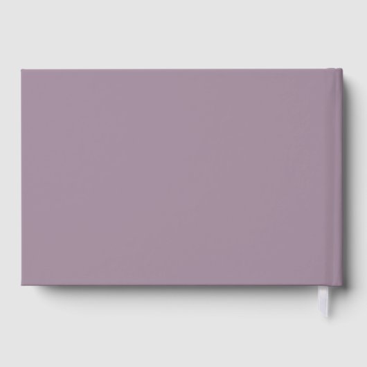 Tribal Dreamcatcher Boho Babydusche Lila Gästebuch (Rückseite)