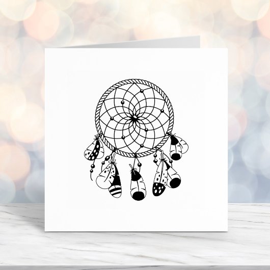 Tribal Dreamcatcher Boho Permastempel