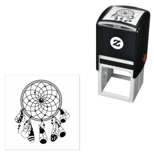 Tribal Dreamcatcher Boho Permastempel (Beispiel)